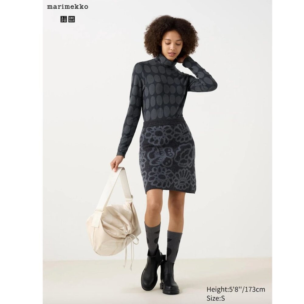 NWT Uniqlo x Marimekko Lambswool Mini Skirt